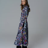 Cosmic Vortex Jacket with monochrome design and vibrant colour accents.