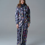 Cosmic Vortex Pants with bold colour pops and a relaxed silhouette.