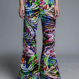 Denim Flared Freefall Pants