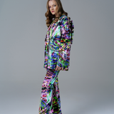 PSYCHEDELIC MIXED BOW JACKET