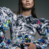 Butterfly Patterned Jumpsuit