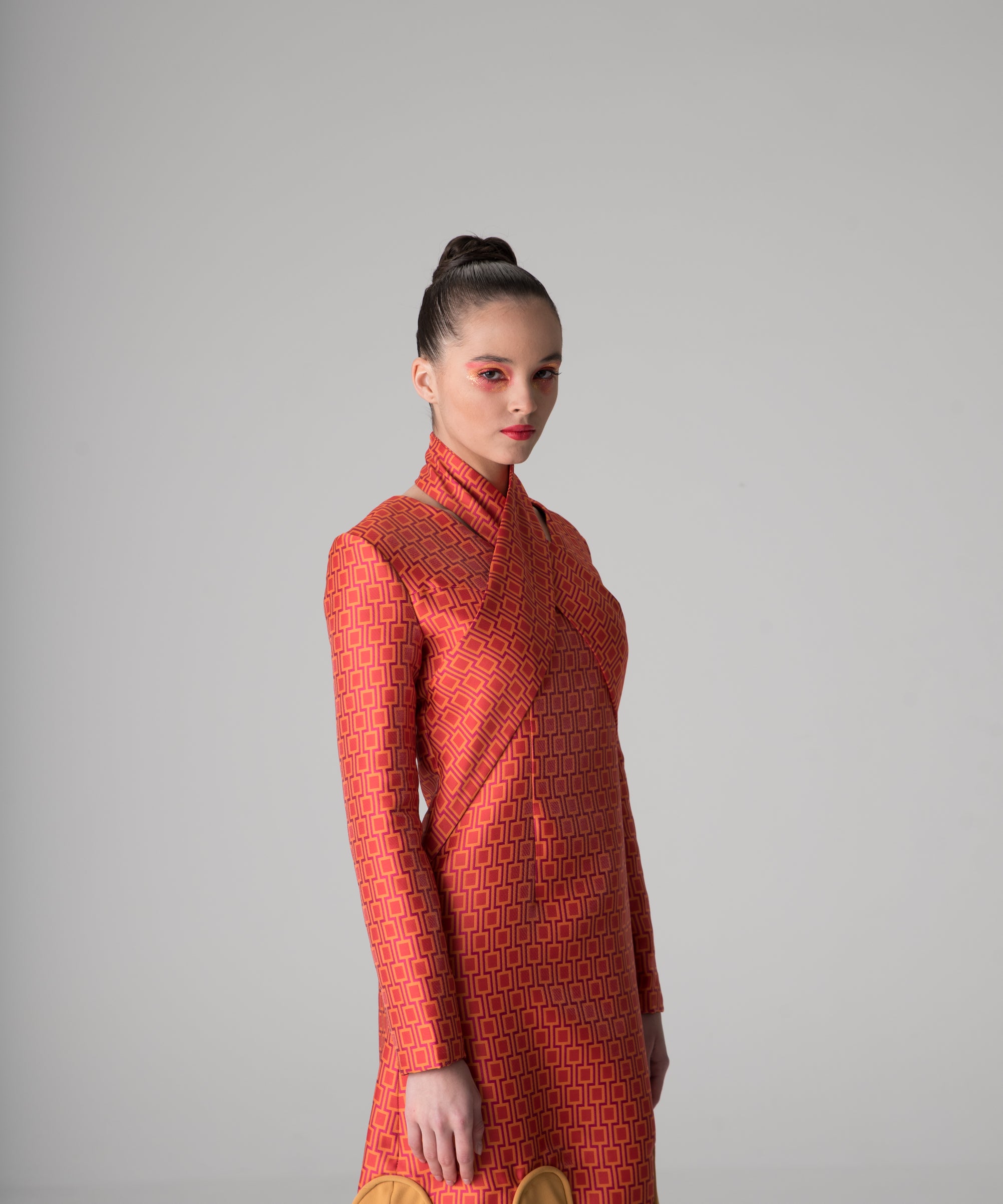 Rubi Dress with crossover neckline