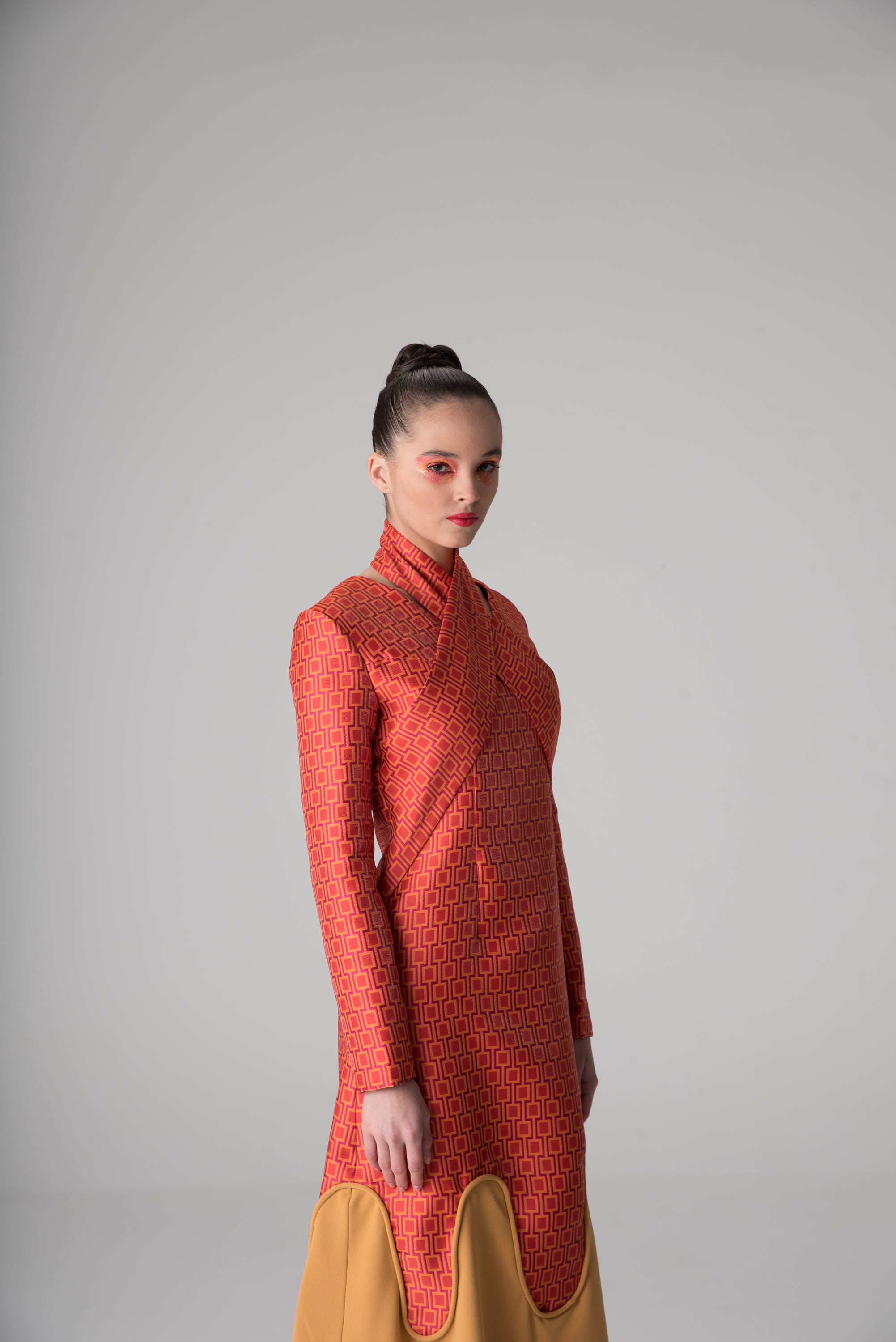 Rubi Dress with crossover neckline